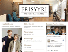 Tablet Screenshot of frisyyri.com